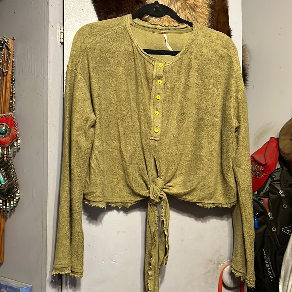 Free People Crop Sweater